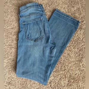 Express Barely Boot, Mid-Rise Jeans.